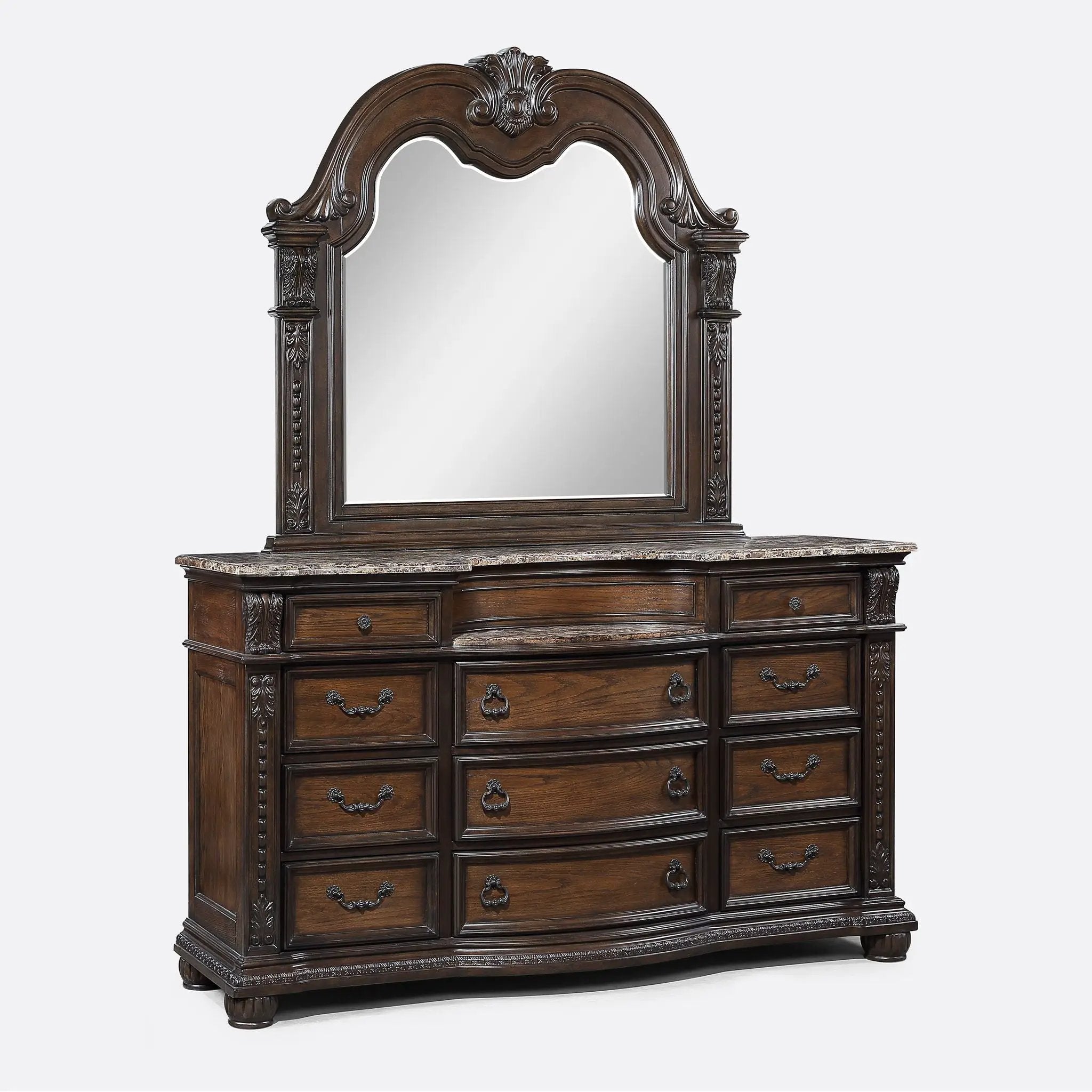 11 Drawer Dresser - Brown / Coffee by Unique Piece Furniture