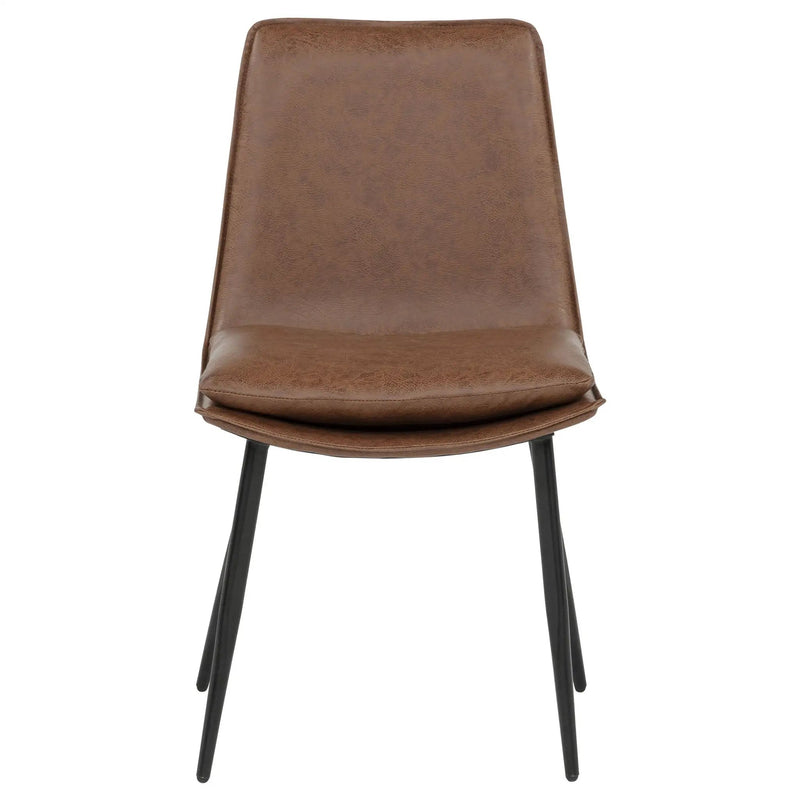 Ortega Upholstered Dining Side Chair Coffee (Set of 2) by Unique Piece Furniture