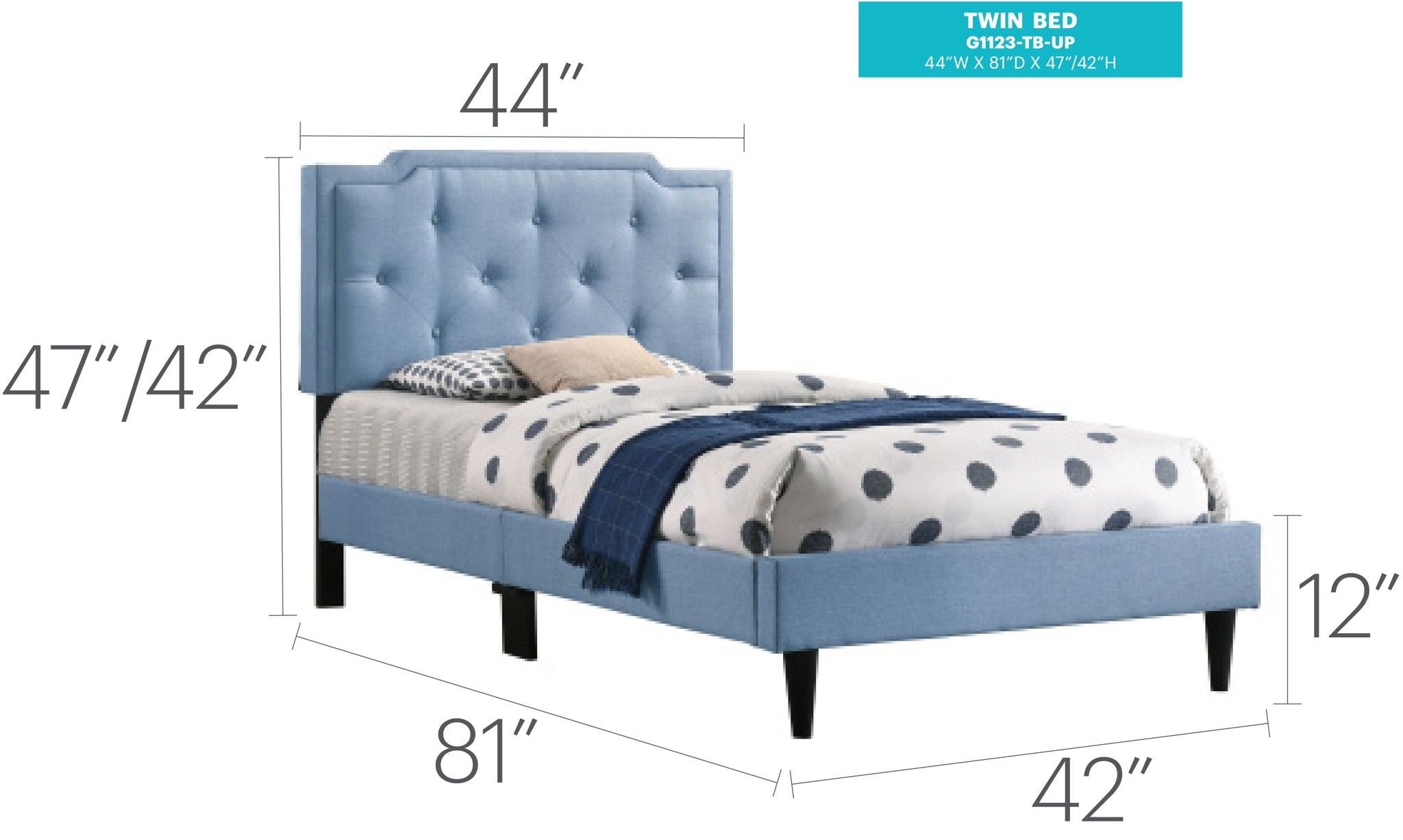 Button Tufted Bed Charming For Cozy Spaces by HouseOfZazla