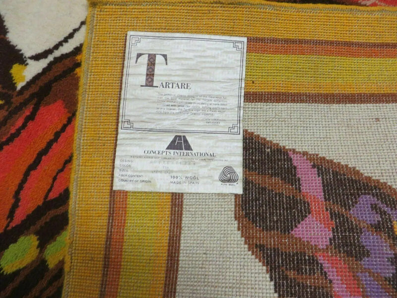 4' X 6' Tartare Modern Hand Knotted Spainsh Wool Rug Butterfly Getting Wings Nice by Jewel Rugs