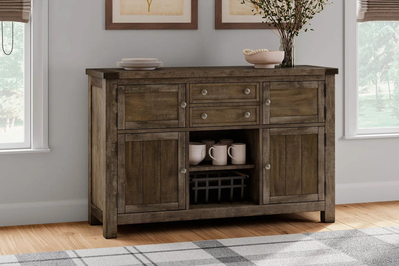 Moriville - Dining Room Server - Grayish Brown by Unique Piece Furniture