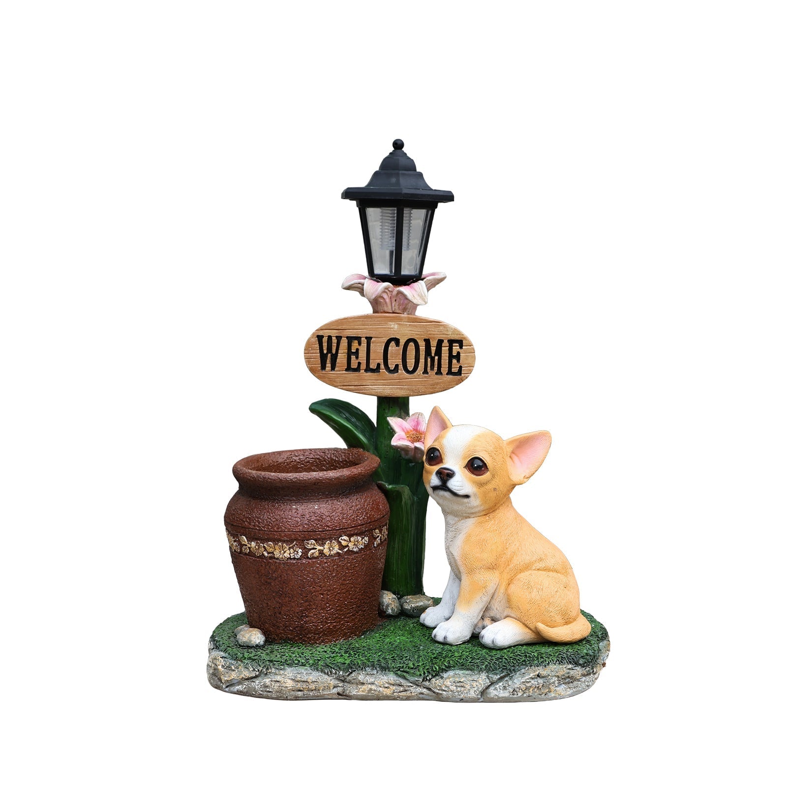 Sitting Corgi Dog Planter Outdoor Decor by HouseOfZazla