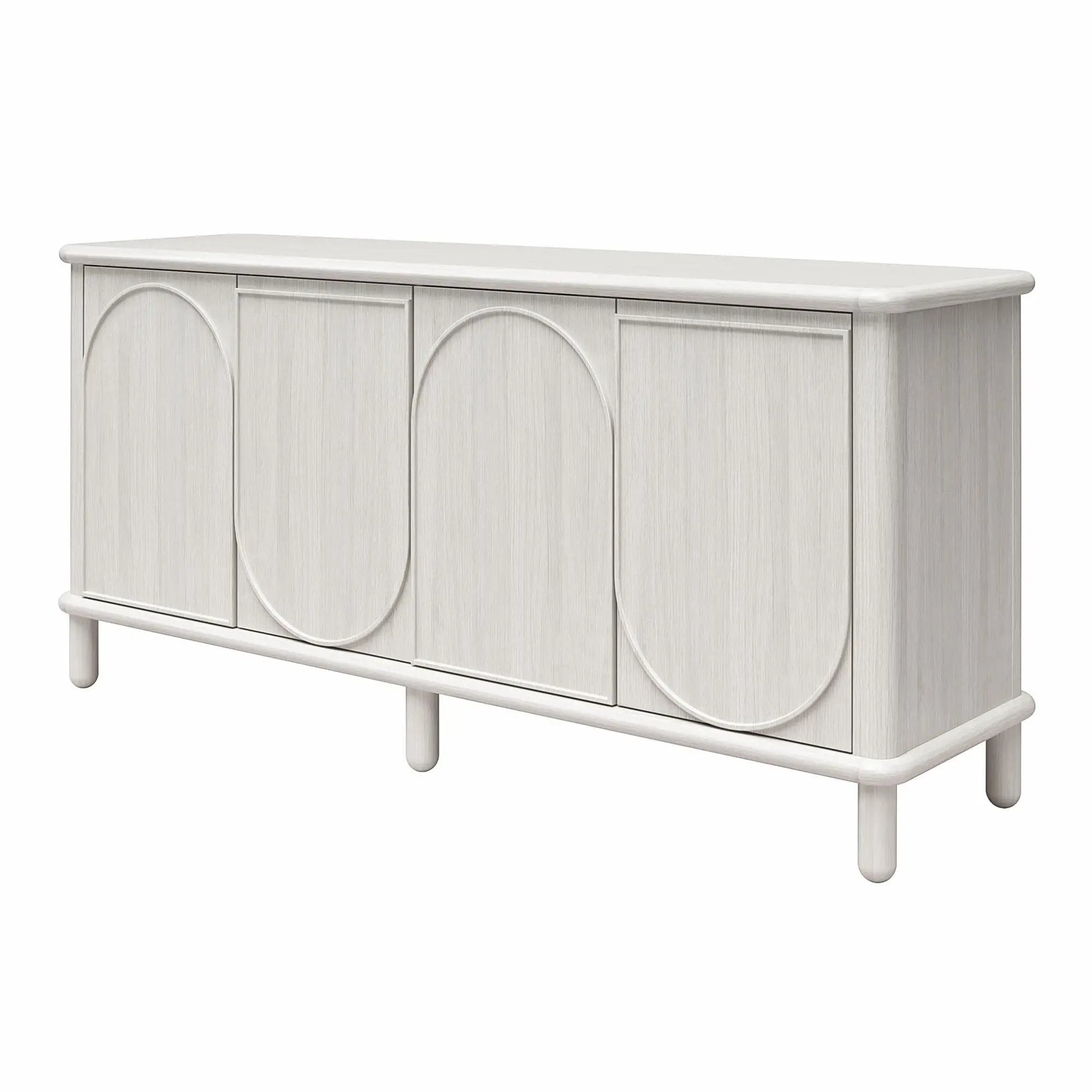 Selena - Credenza - Rustic White by Unique Piece Furniture