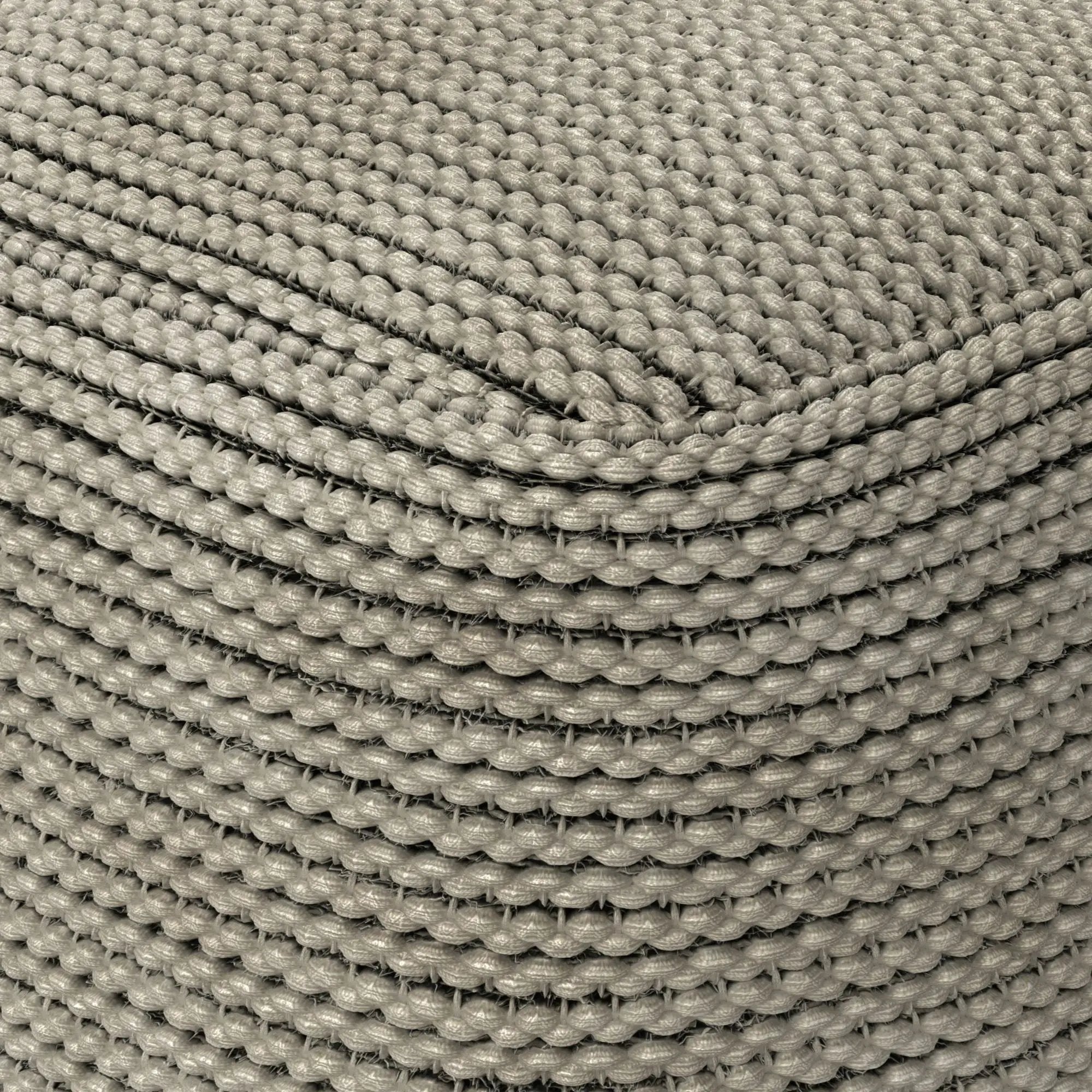 Eastmont - Outdoor / Indoor Pouf - Cream by Unique Piece Furniture