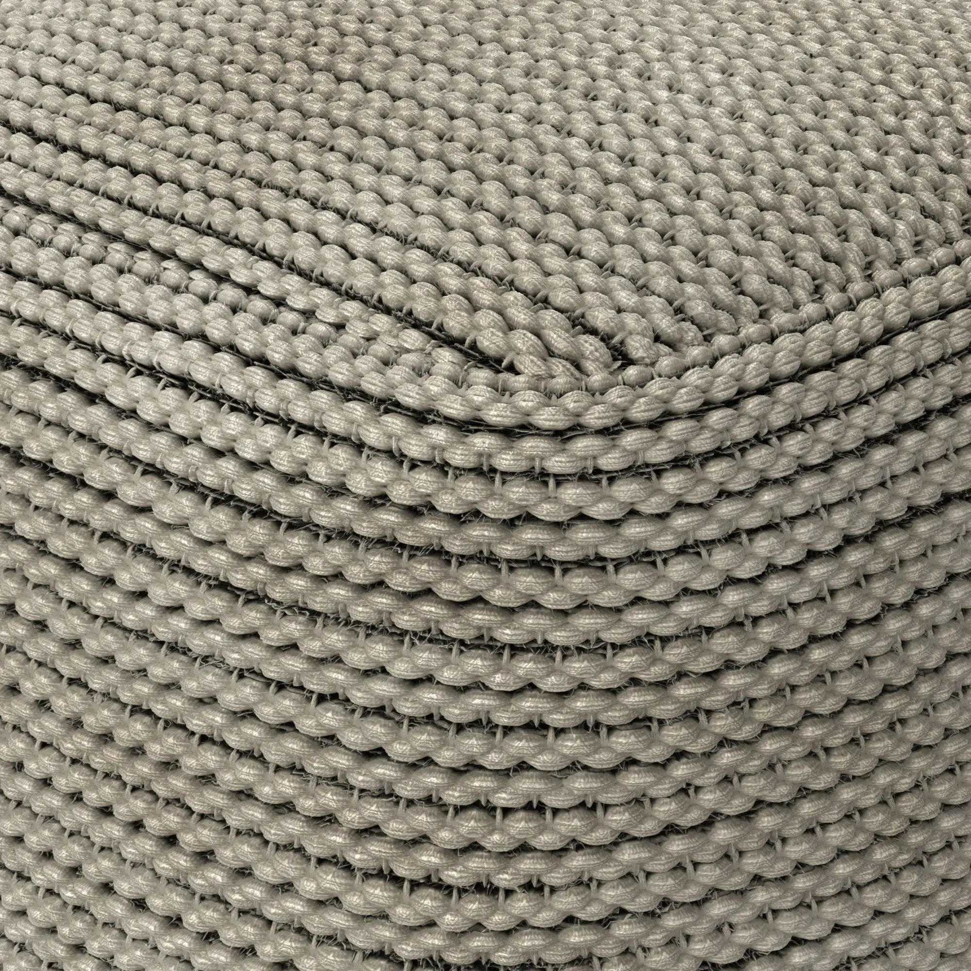Eastmont - Outdoor / Indoor Pouf - Cream by Unique Piece Furniture