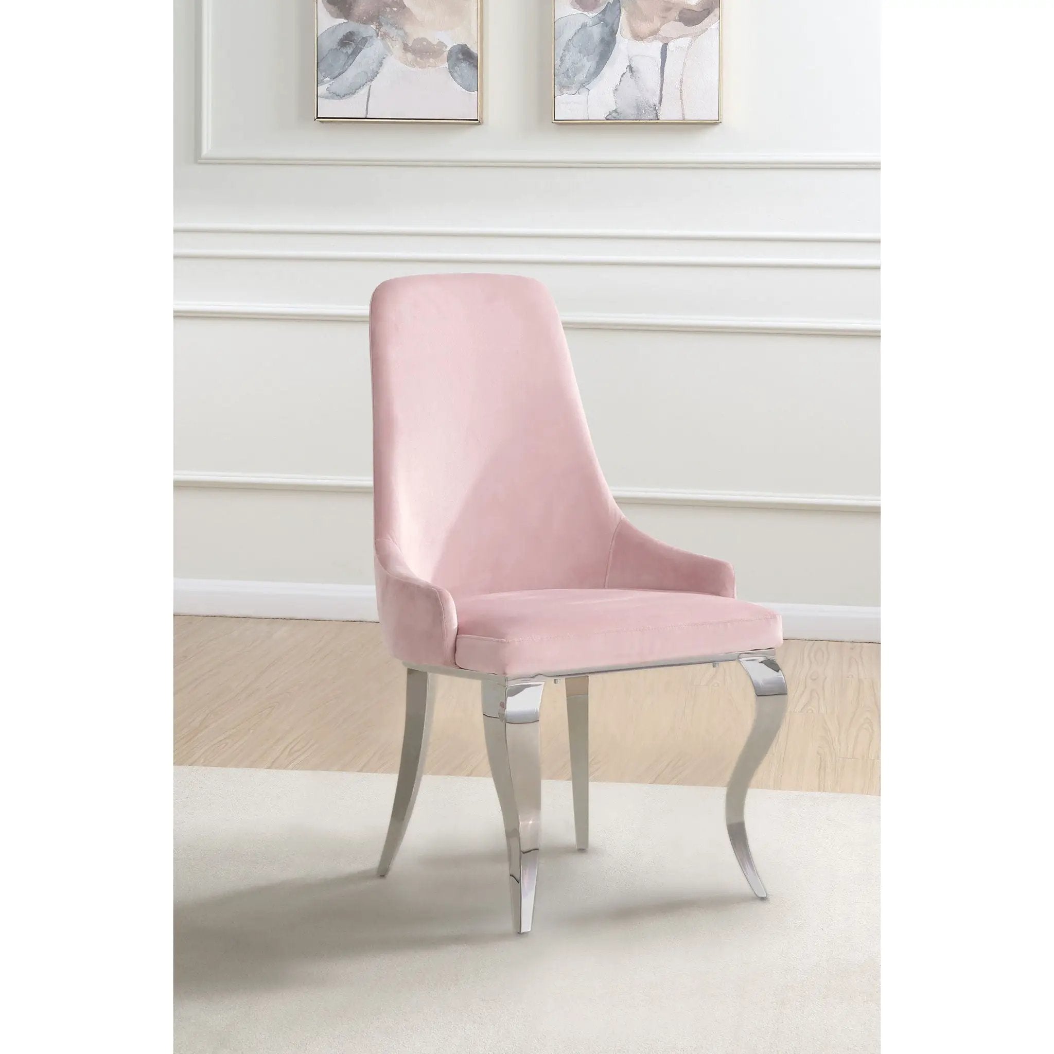 Luxury Upholstered Back Dining Chairs (Set of 2) by HouseOfZazla