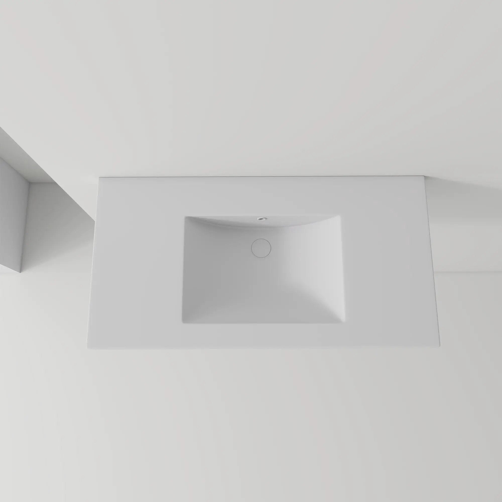 36" Ceramic Basin Sink, 0.8" Ultra-Thin Profile by HouseOfZazla