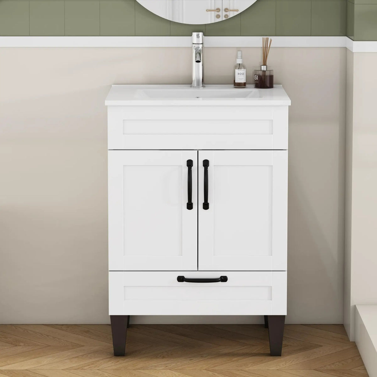 24-Inch Bathroom Vanity With Sink Combo by HouseOfZazla