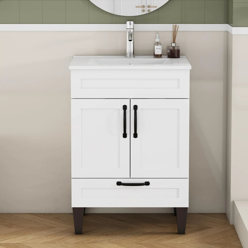 24-Inch Bathroom Vanity With Sink Combo by HouseOfZazla