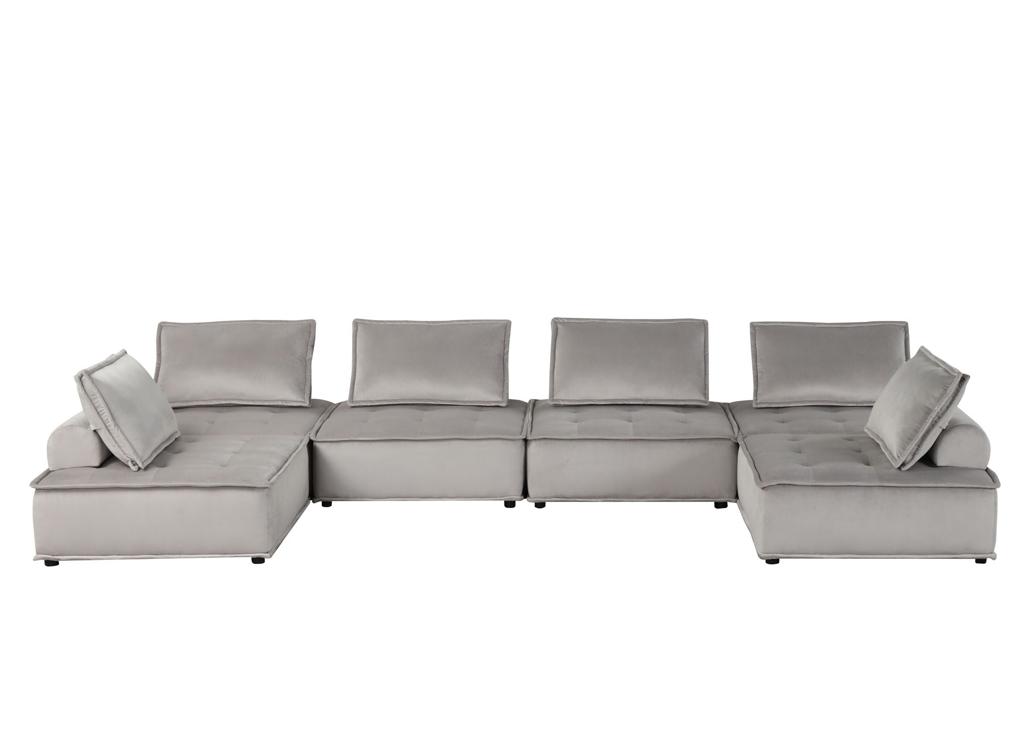 Anna - Stylish Sectional Sofa Ottoman by HouseOfZazla