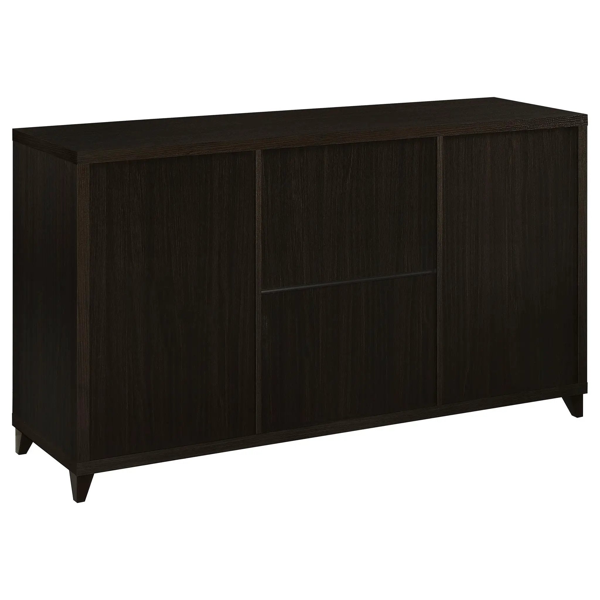 Lewes 4-piece 60-inch TV Entertainment Center Cappuccino by Unique Piece Furniture