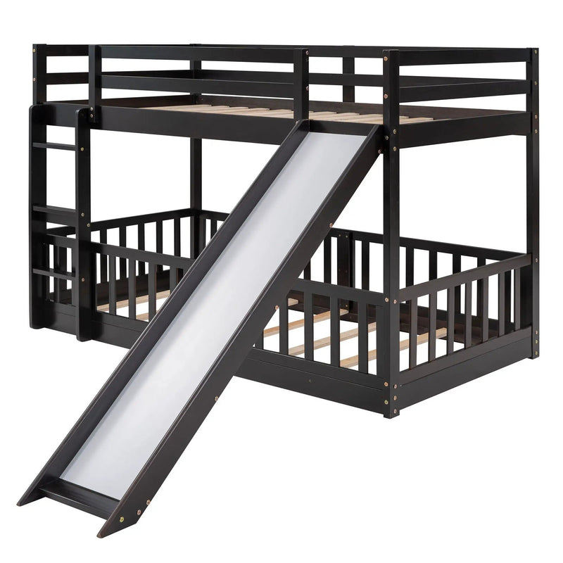 Bunk Bed With Convertible Ladder And Slide by Unique Piece Furniture