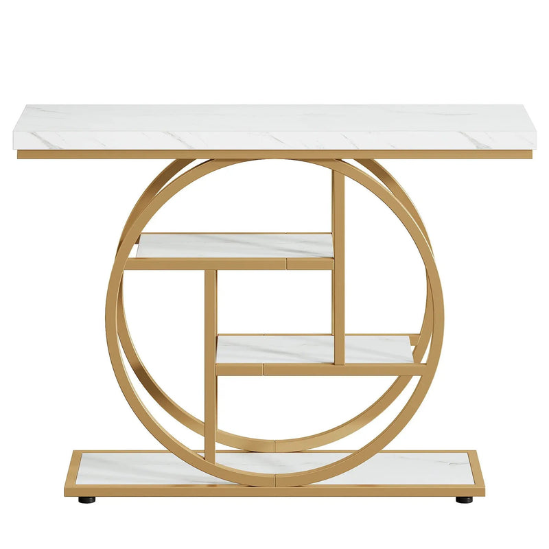 Console Table With 4 Tier Design For Living Hallway by HouseOfZazla