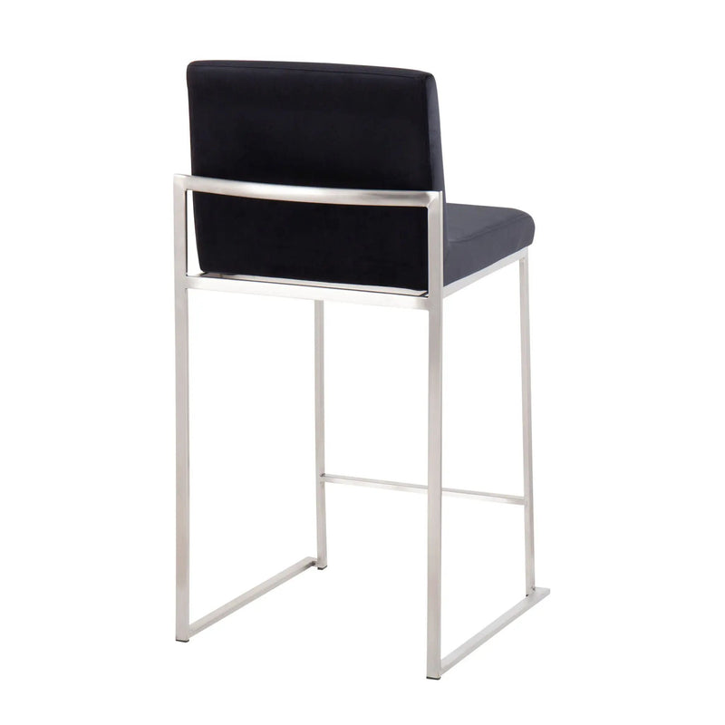 Fuji - Contemporary High Back Counter Stool, Functional Design by HouseOfZazla