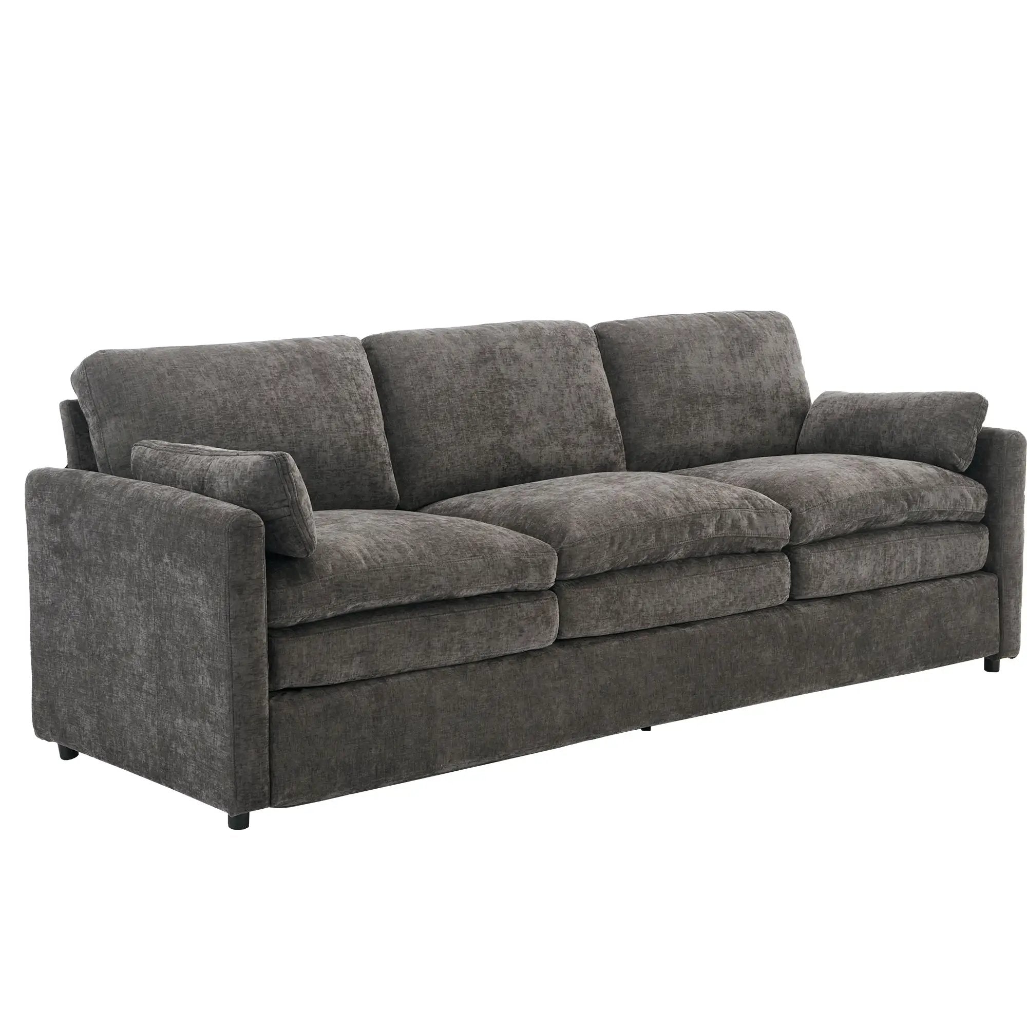 Cozy Upholstered Oversized 3-Seater Cloud Sofa by BLAKHOM