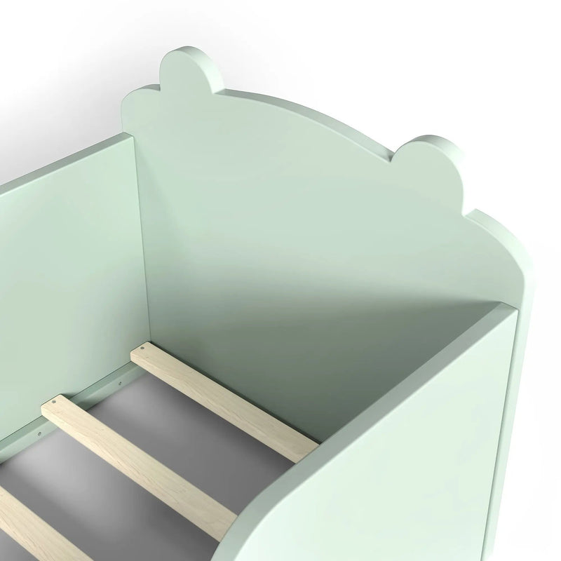 Toddler Floor Bed Frame, Bear Shape Cot Bed for Boys and Girls Ages 3-6 by HouseOfZazla