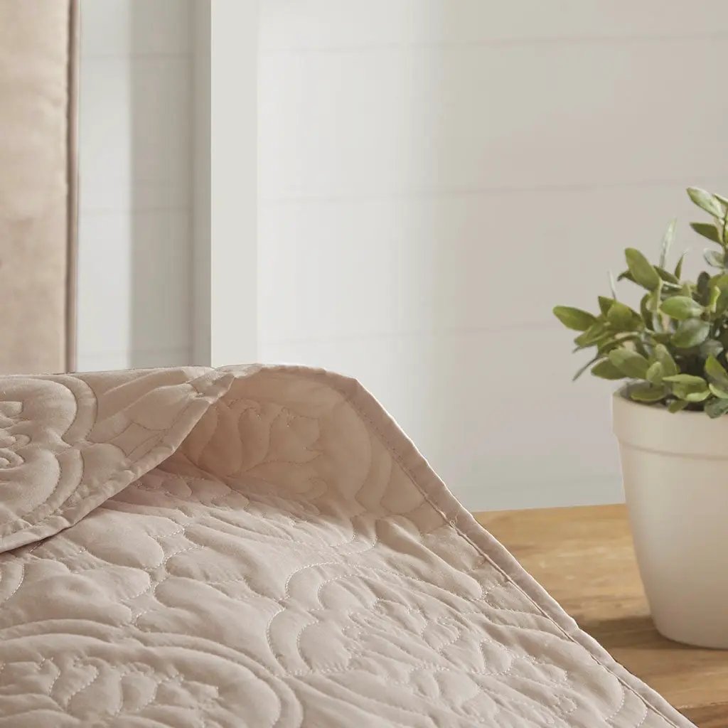 3 Piece Reversible Bedspread Set Khaki King/Cal King by HouseOfZazla
