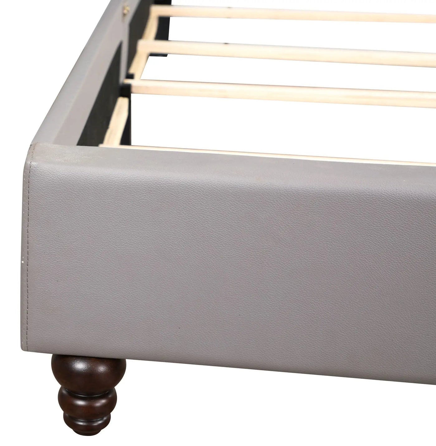 Nailhead Bed Transitional Vibrant by HouseOfZazla