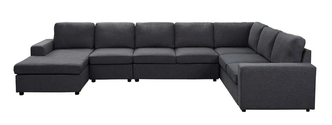 Hayden - 7 Seat Reversible Modular Sectional Sofa Chaise by Unique Piece Furniture