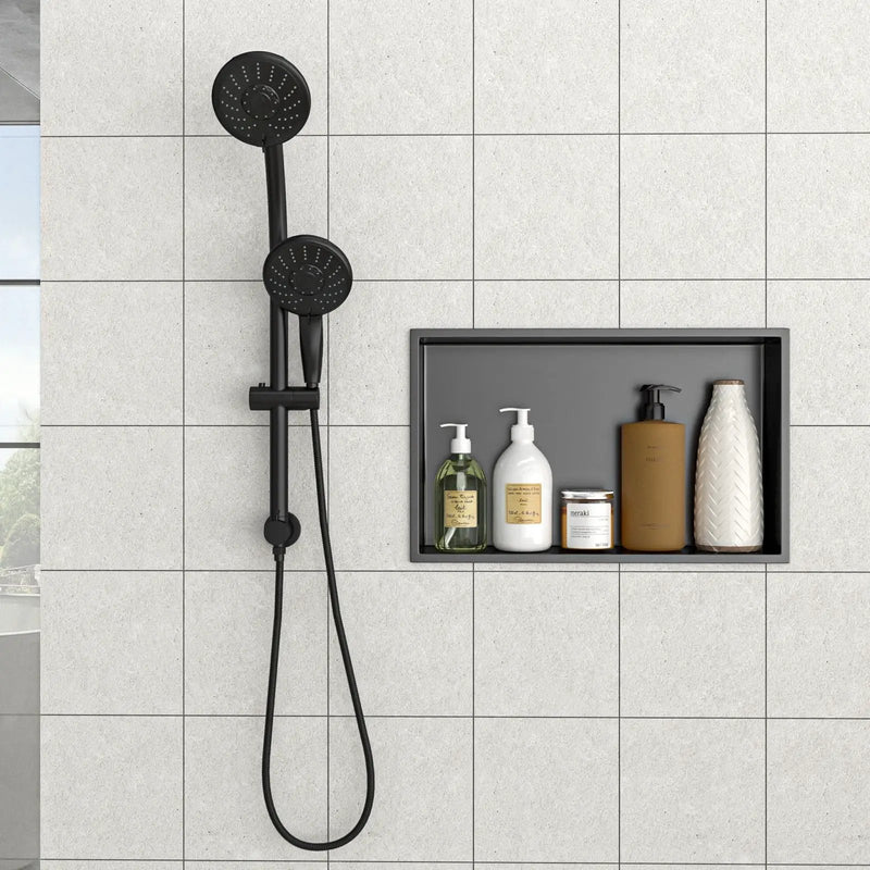 Stainless Steel Shower Niche With Seamless Design For Bathroom Storage by HouseOfZazla