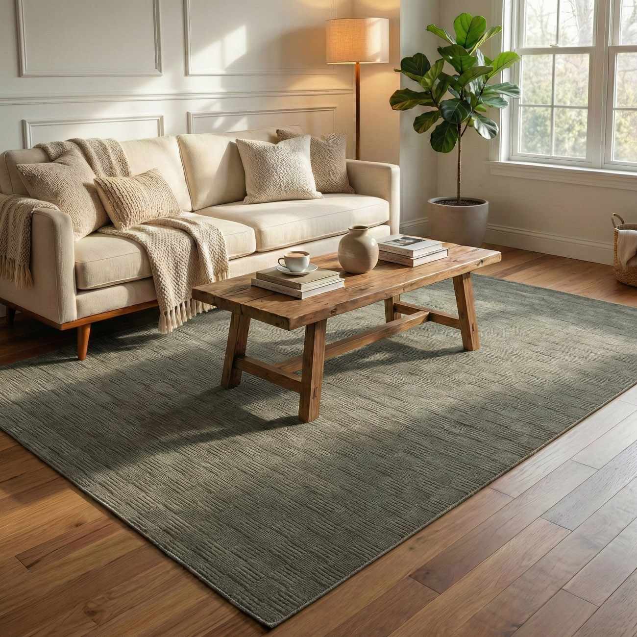 Kazuma Green Washable Area Rug by Boutique Rugs