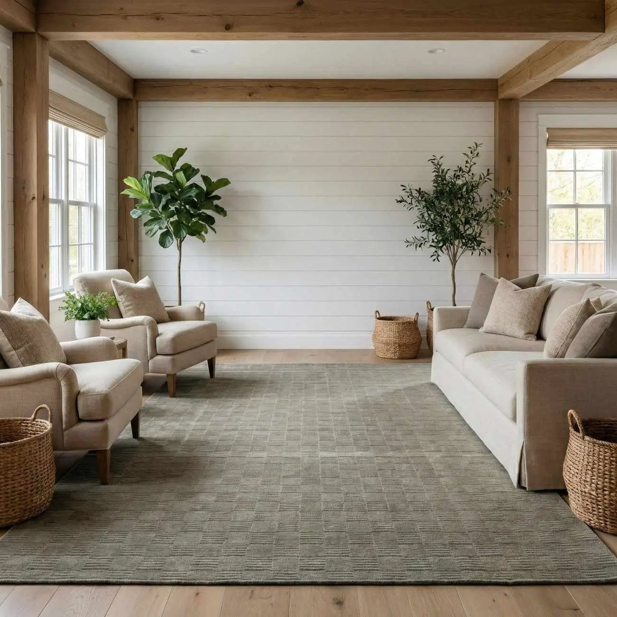 Kazuma Green Washable Area Rug, photo 8 of 14