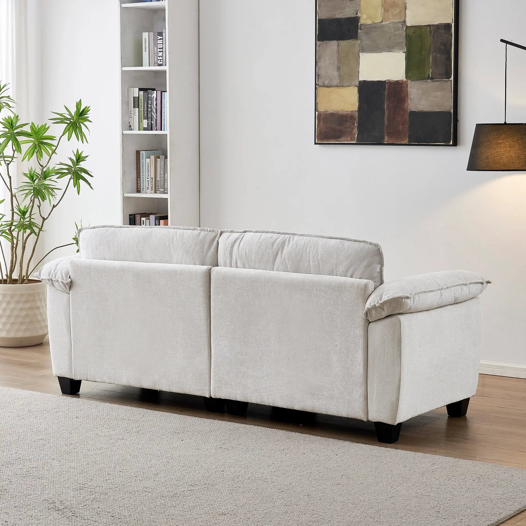 Luxury Chenille Upholstered Loveseat Couch by HouseOfZazla