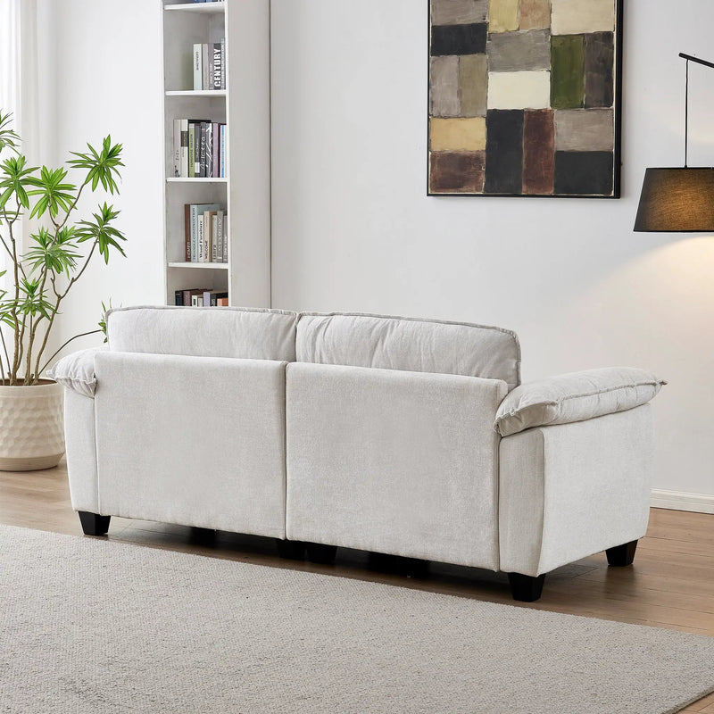 Luxury Chenille Upholstered Loveseat Couch by HouseOfZazla