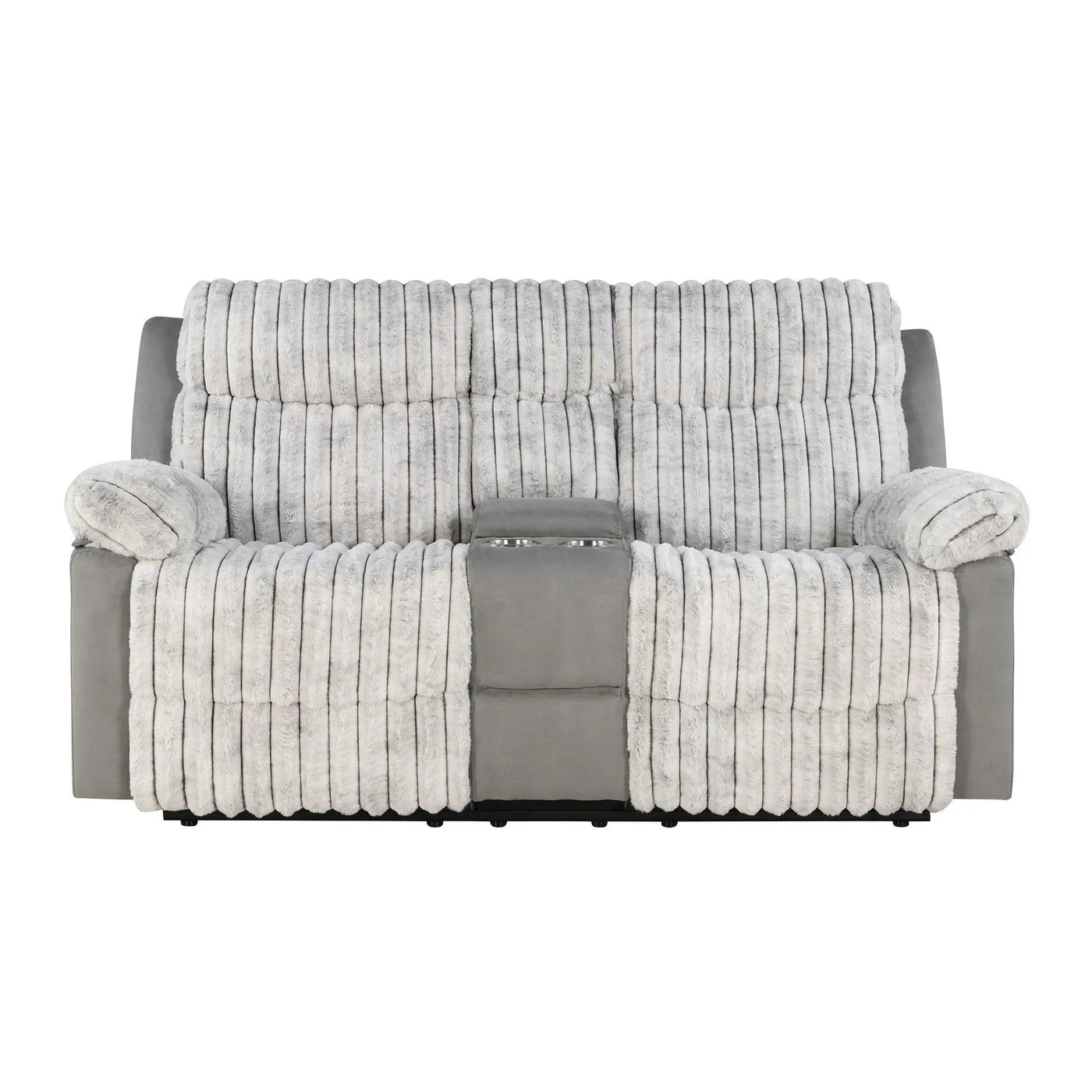 Bruni - Console Reclining Loveseat With Manual Recline by Unique Piece Furniture