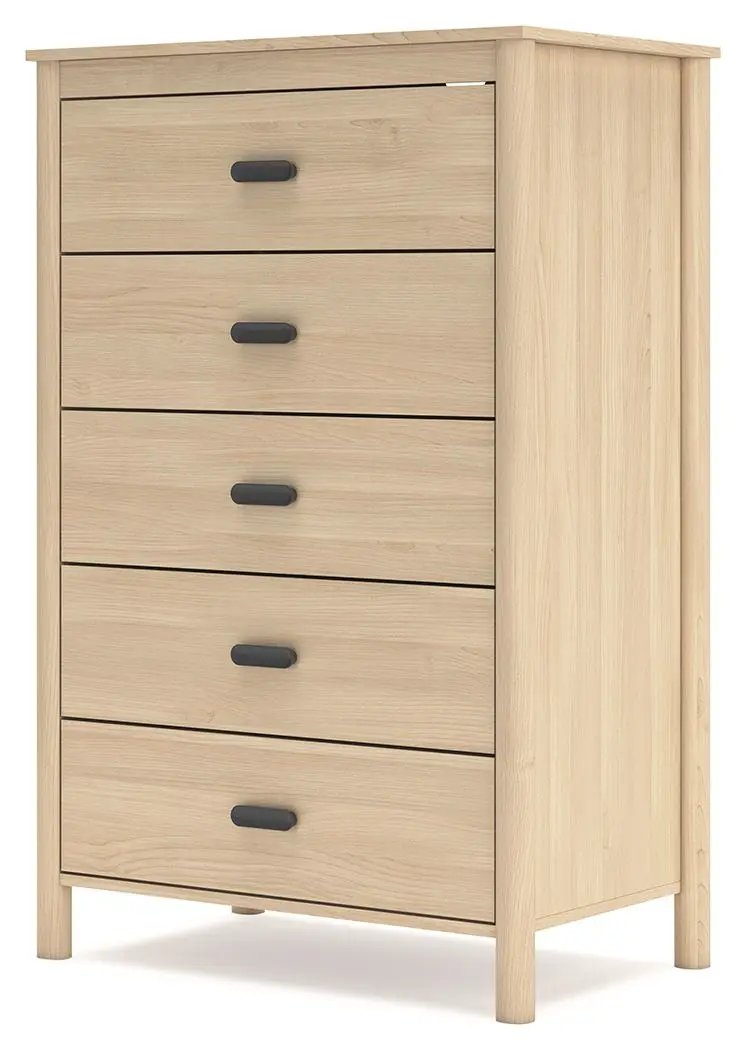 Cabinella - Five Drawer Chest - Tan by Unique Piece Furniture