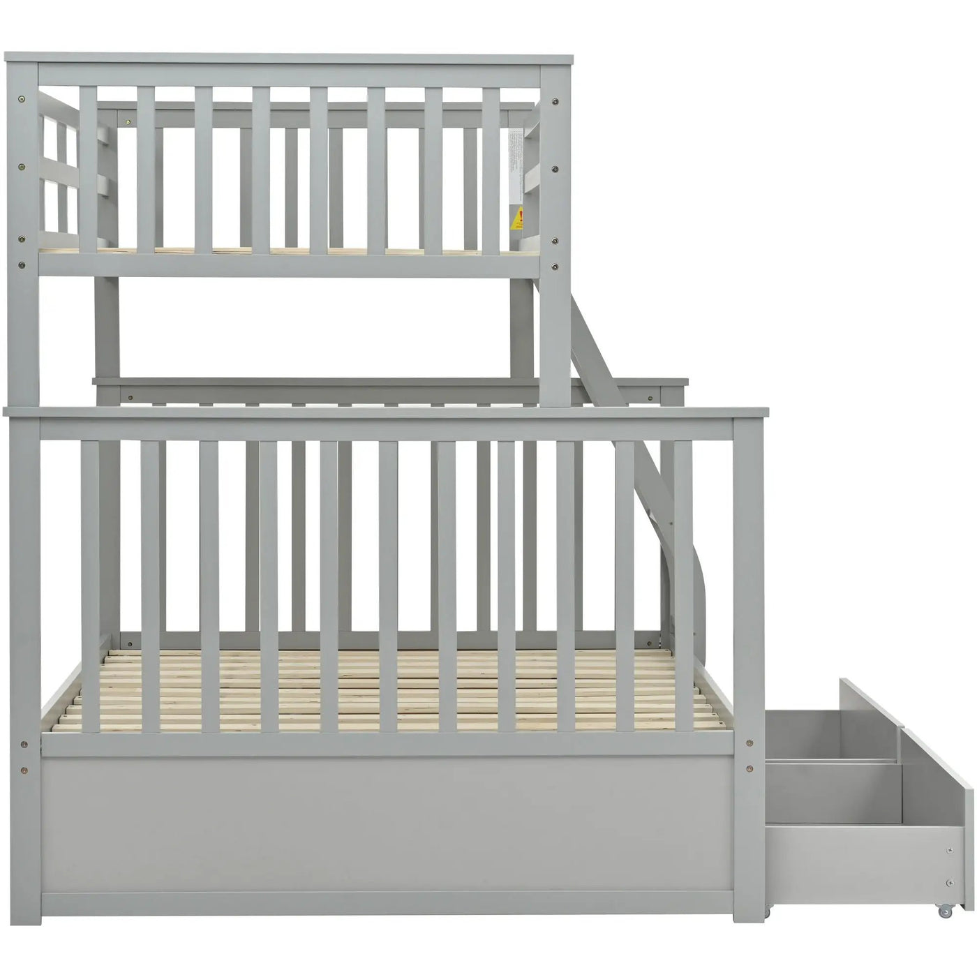 Bunk Bed With Ladder, And Safety Guard Rails by HouseOfZazla