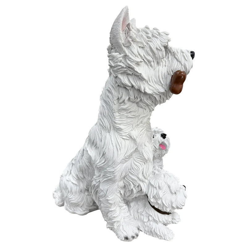 Set of 3 West Highland Statues & Sculptures by HouseOfZazla