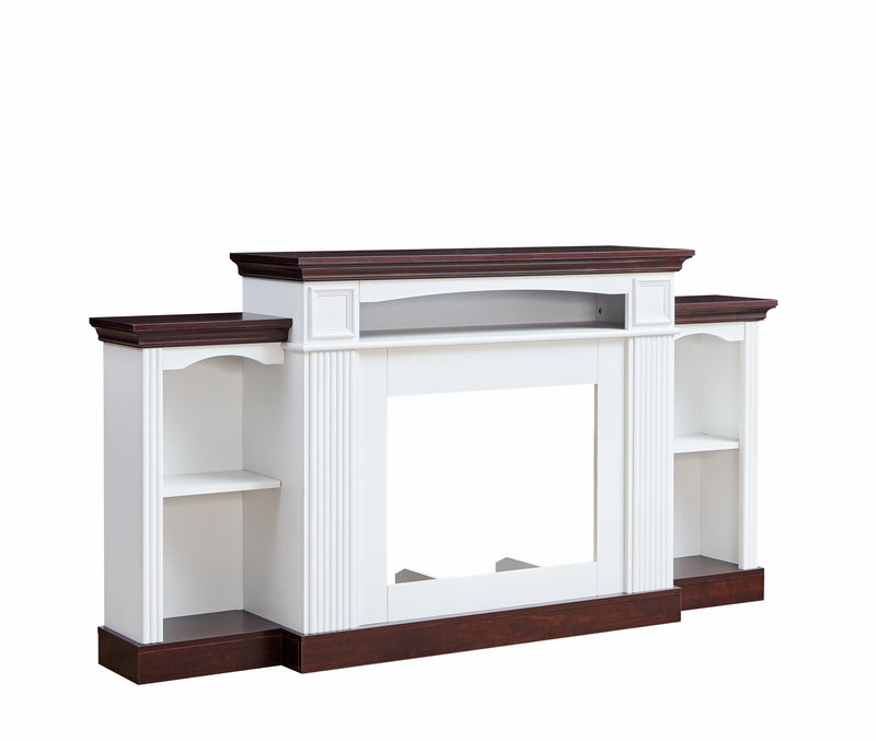 Farmhouse Style Fireplace TV Stand for 70-inch TV by BLAKHOM