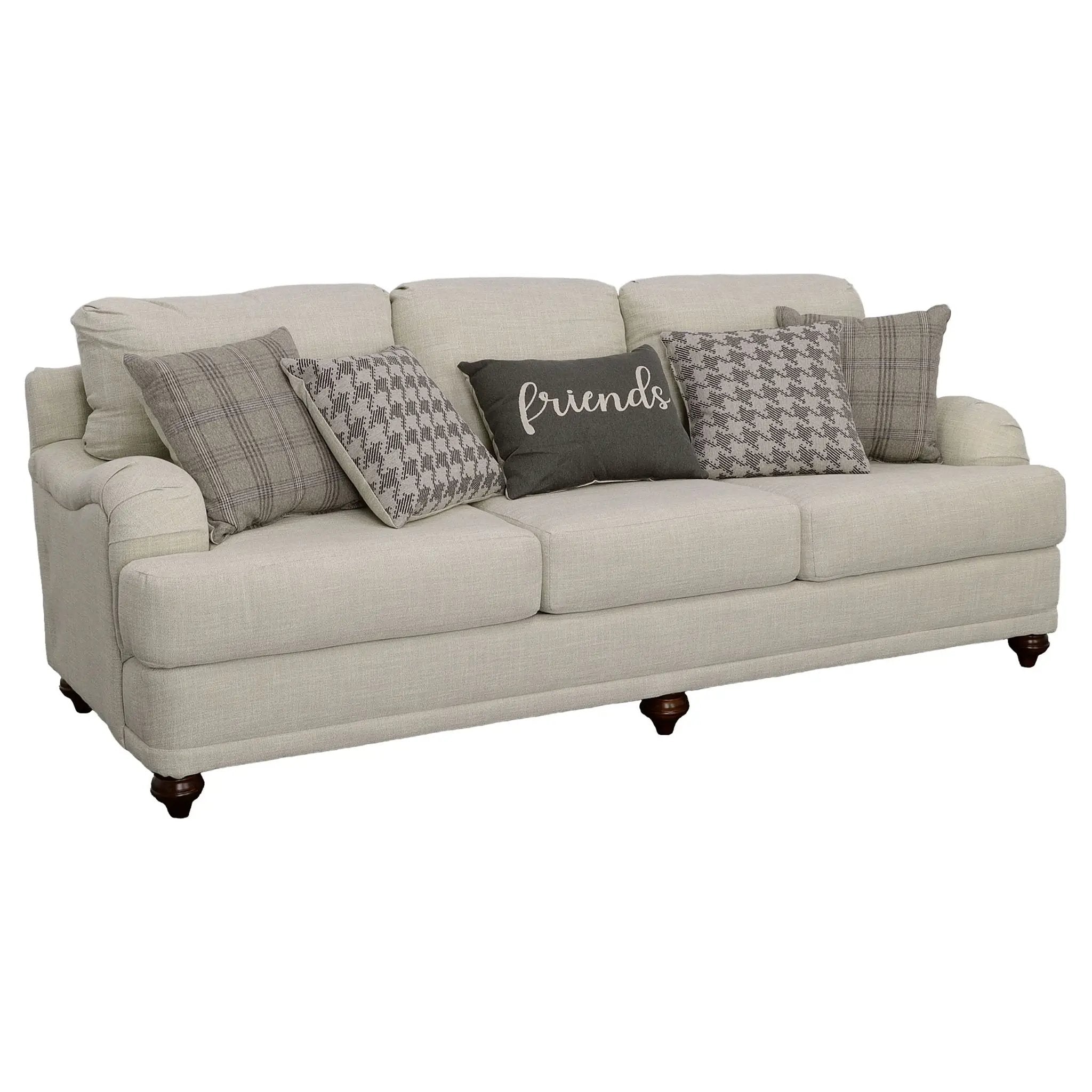 Anderson - 2 Piece Cushion Back Living Room Set - Gray