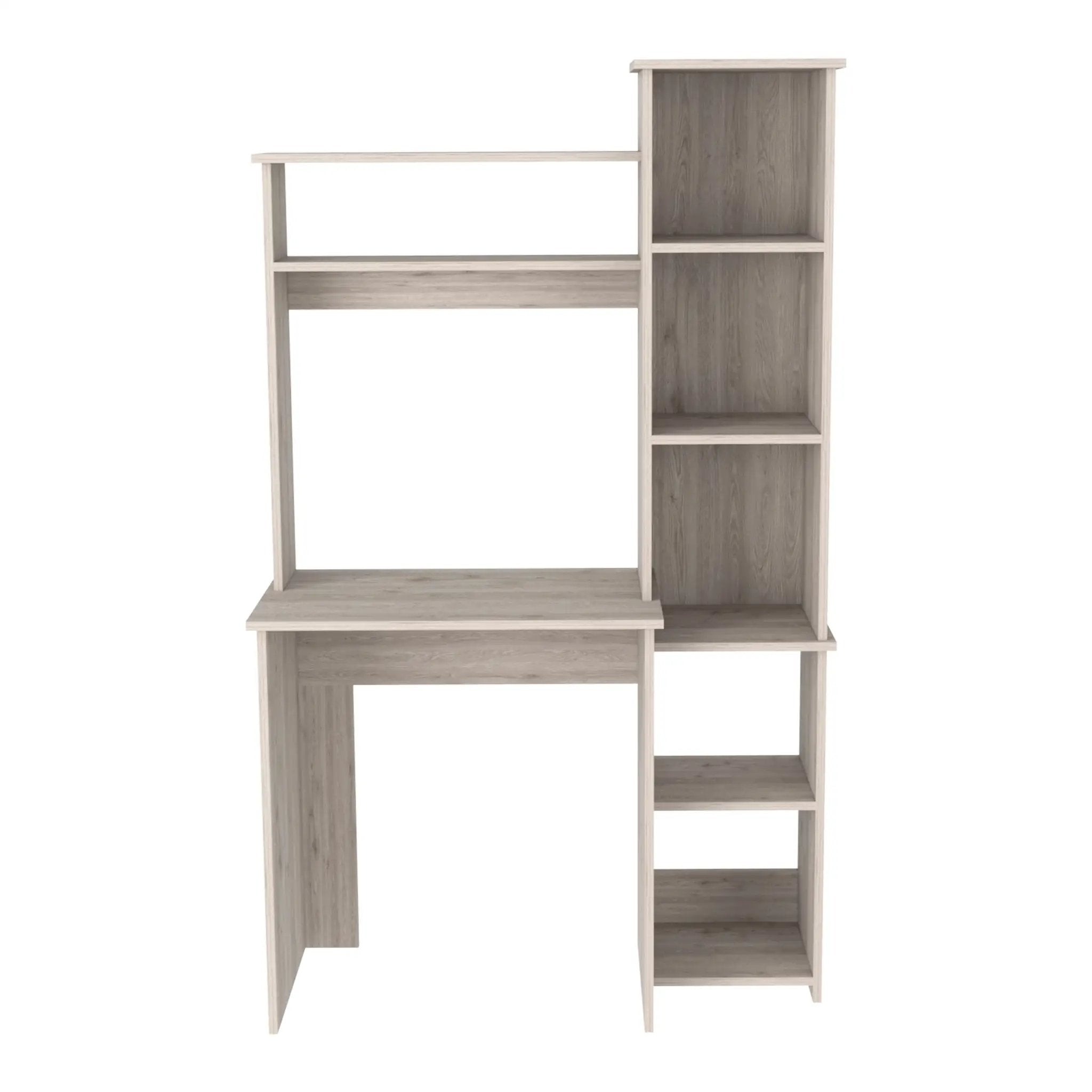 Versalles Writing Desk, Two Superior Shelves, Five Cubbies - Light by HouseOfZazla