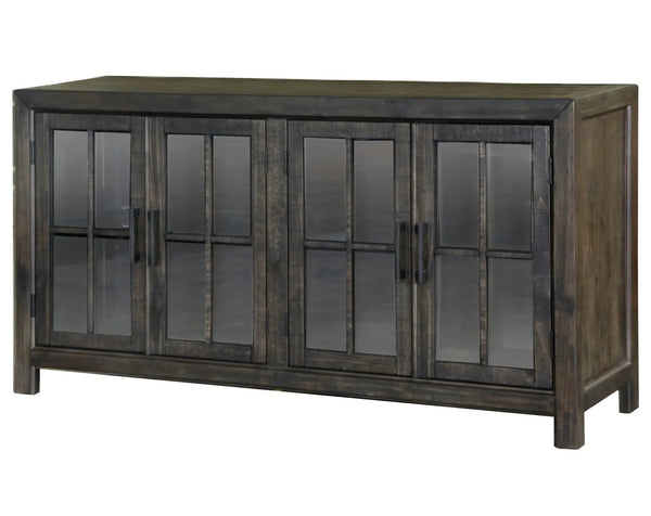 Bellamy - Buffet Vitrine - Poivre Noir