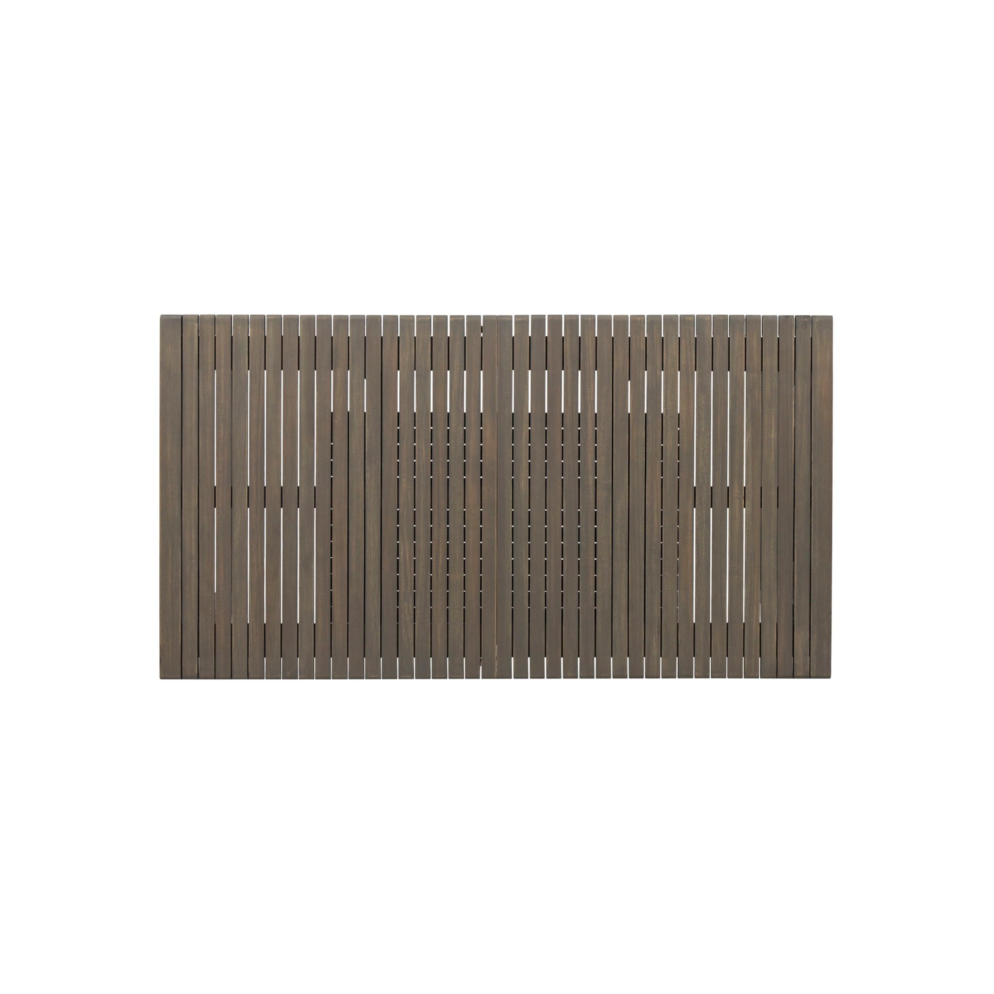 Outdoor Expandable Acacia Wood Dining Table With U-Shaped Leg by HouseOfZazla