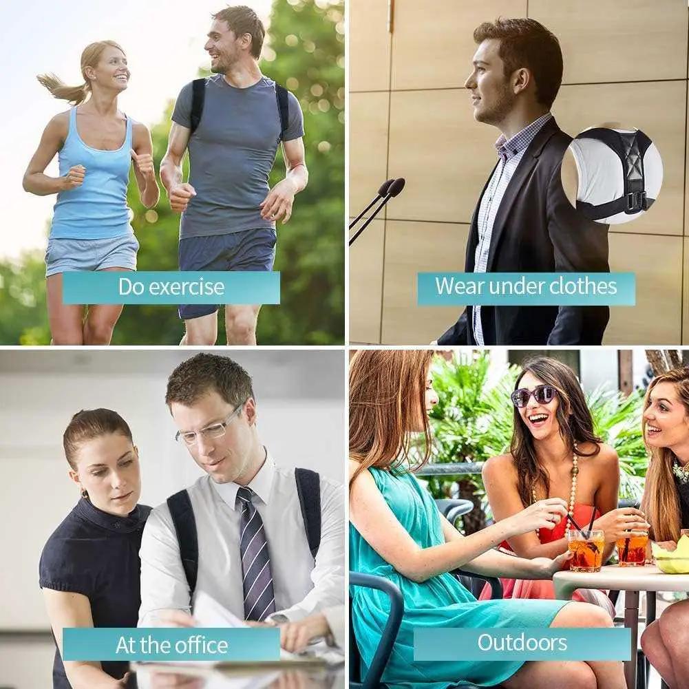 FUYERLI Posture Corrector for Men and Women with Adjustable Clavicle Brace by Selzalot