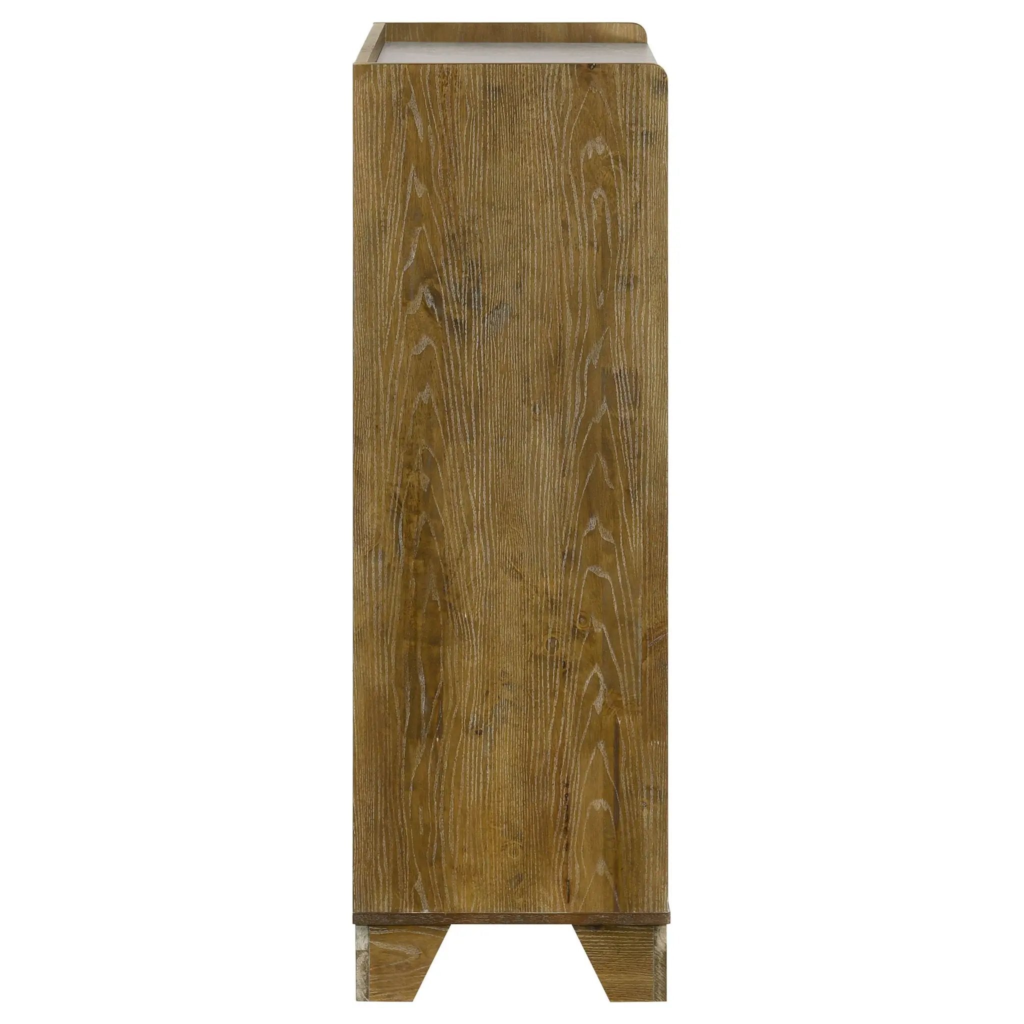 Henderson 5-drawer Bedroom Chest of Drawers Medium Oak by Unique Piece Furniture