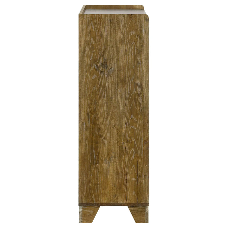 Henderson 5-drawer Bedroom Chest of Drawers Medium Oak by Unique Piece Furniture