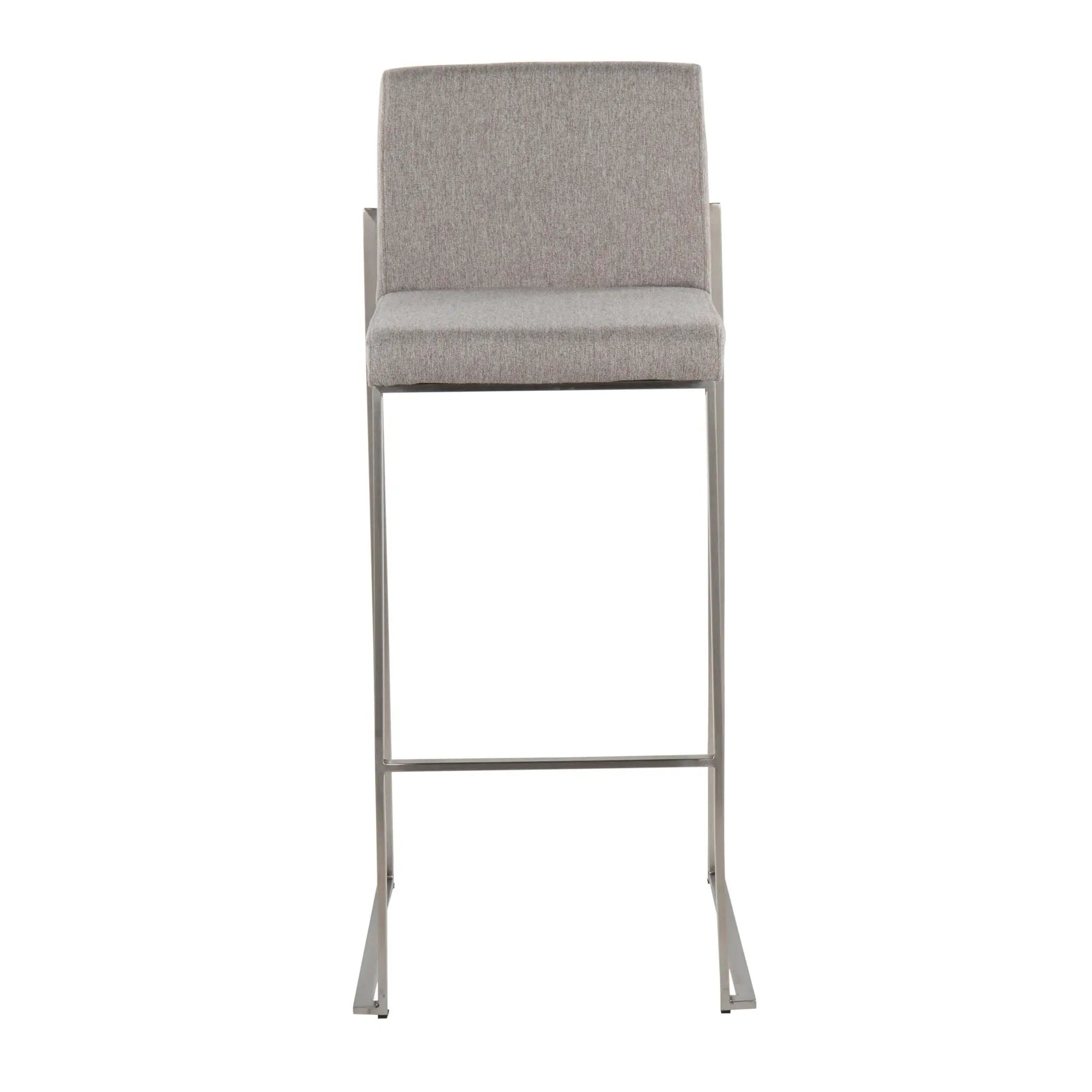 Fuji - Contemporary And Modern Elegance High Back Barstool by Unique Piece Furniture