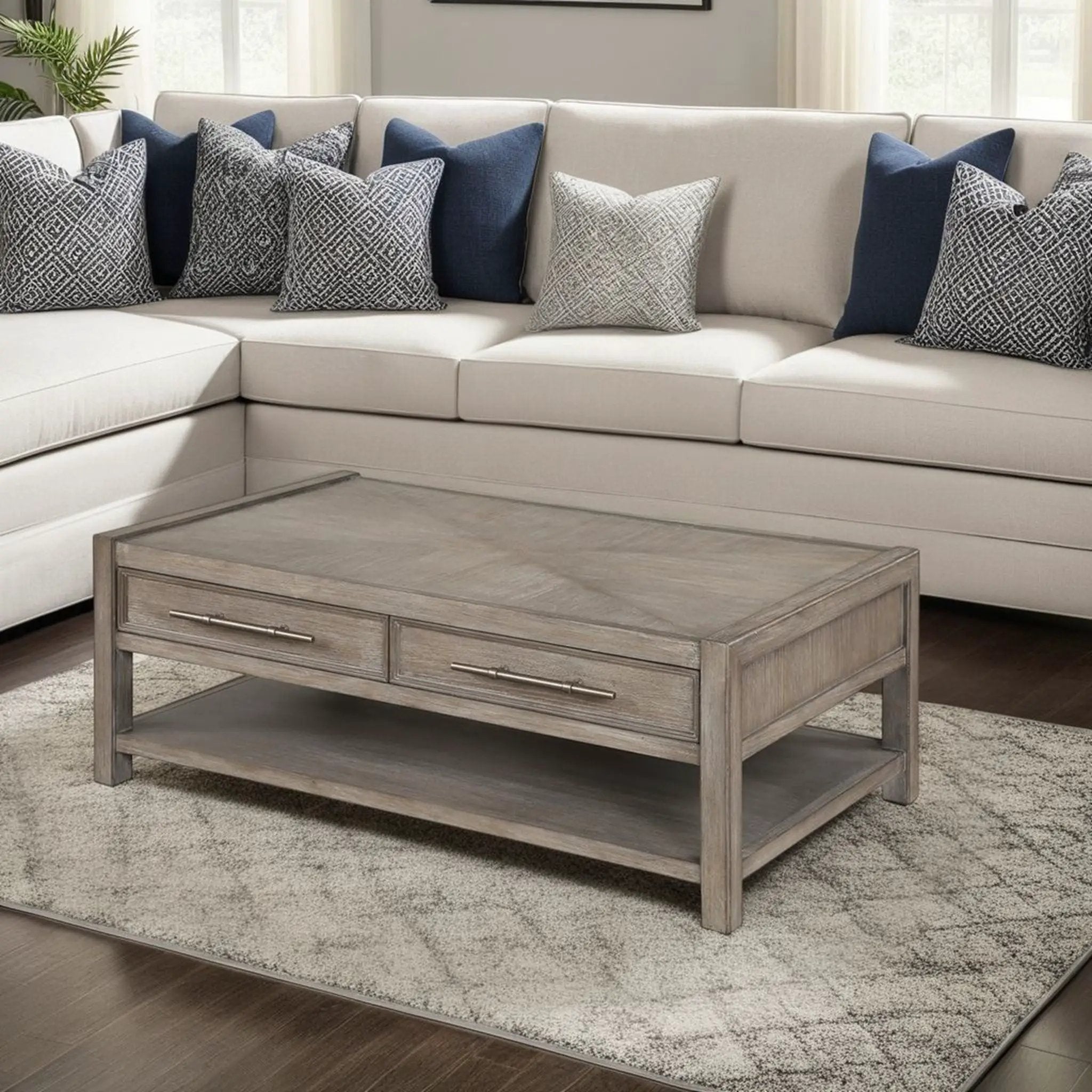Cypress Lane - Coffee Table - White Oak by HouseOfZazla