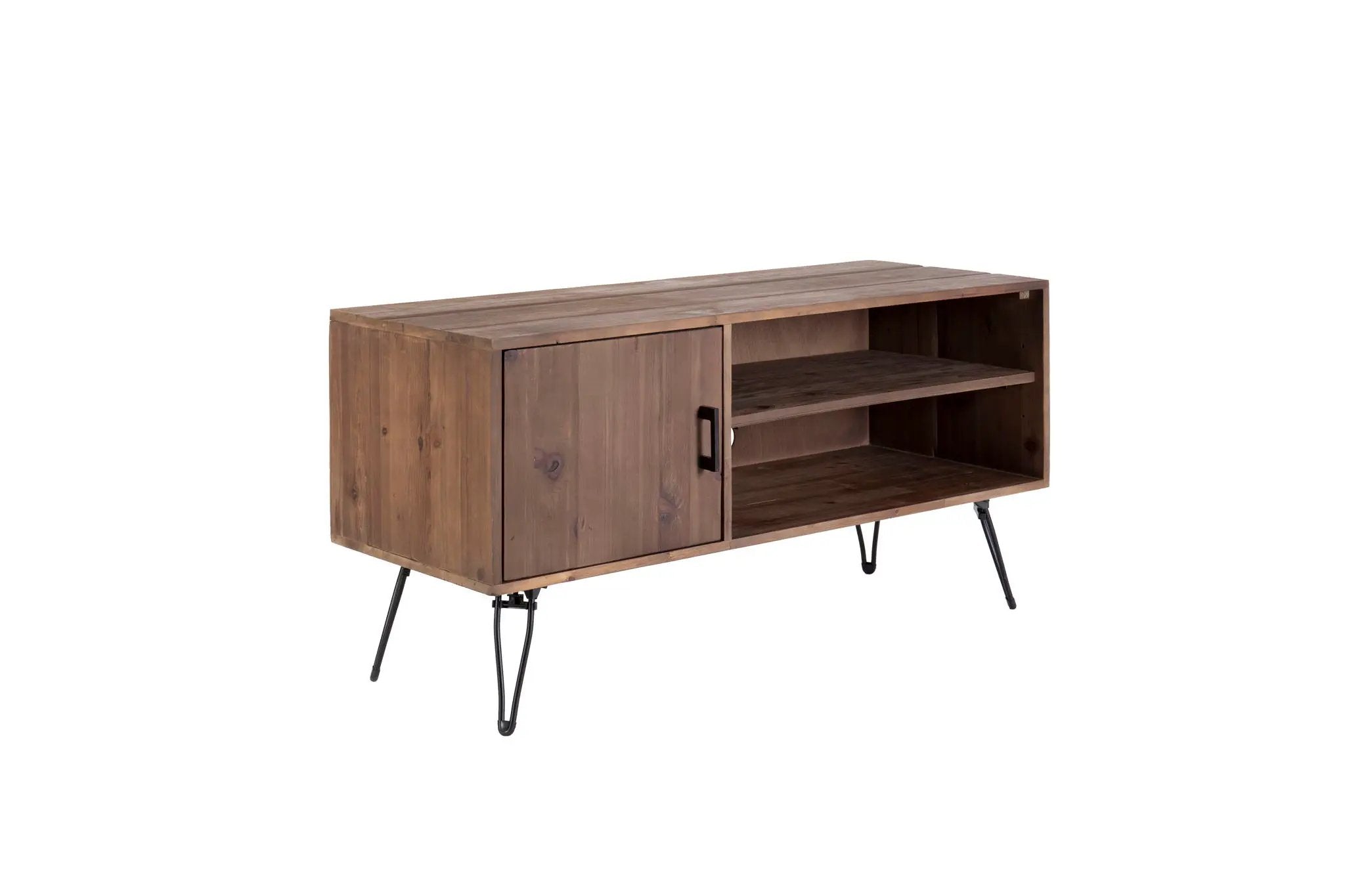 Simple, Modern, Vintage Reclaimed Wood TV Stand Media Table For Living Room - Natural by Unique Piece Furniture
