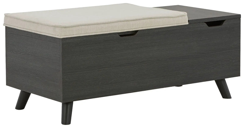 Yarlow - Storage Bench - Dark Gray by Unique Piece Furniture