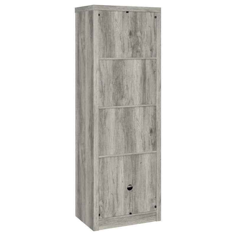Conifer - 3 Shelf Media Tower - Gray
