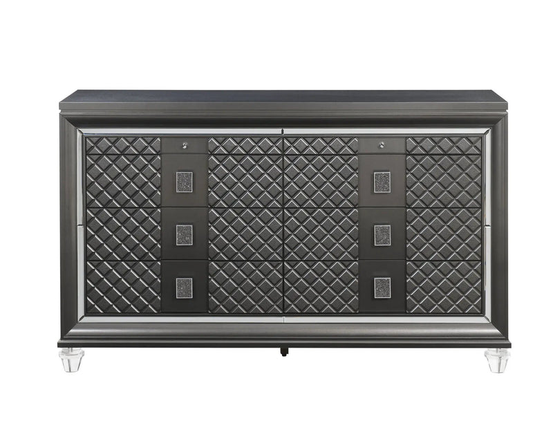 Sawyer - Metallic Dresser - Gray by Unique Piece Furniture