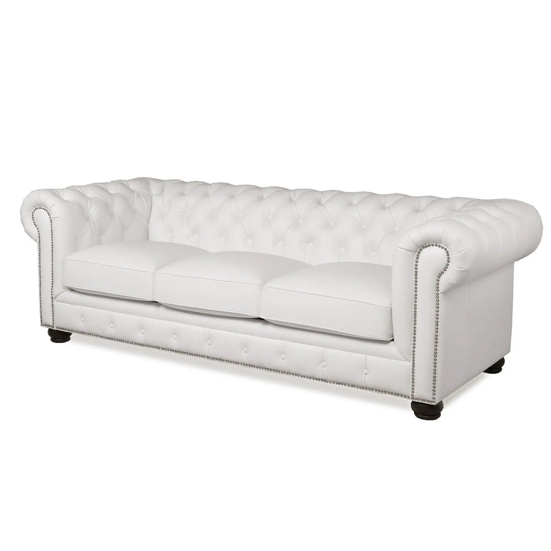 Traditional Tufted Chesterfield Nailhead Sofa by HouseOfZazla