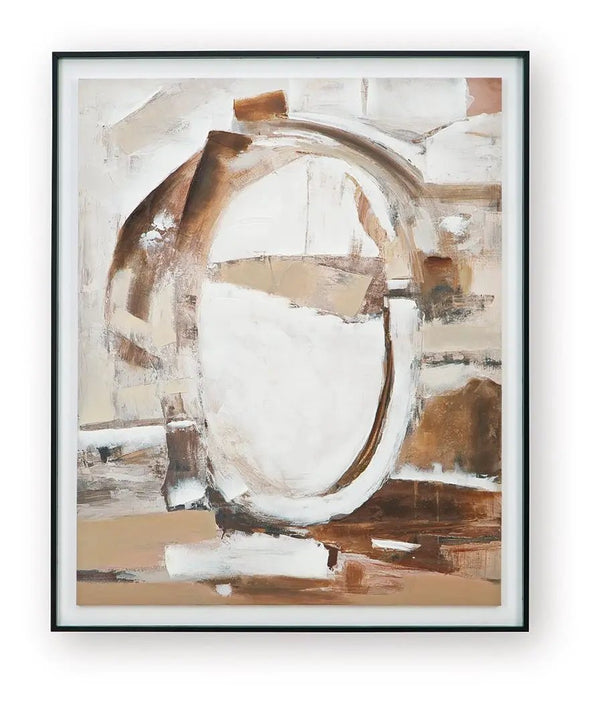 Bradlow - Wall Art - Brown / White / Black