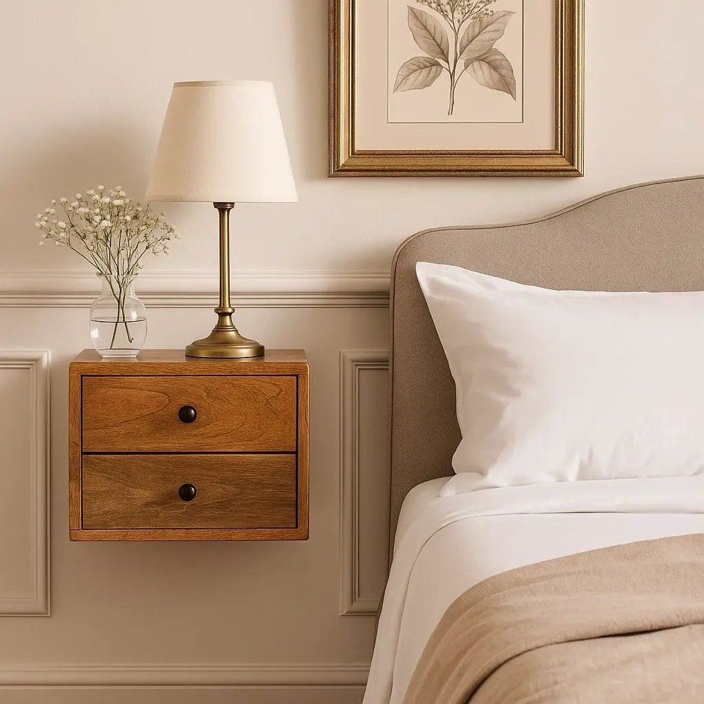 Solis - 1 Drawer Wall Mounted Nightstand by HouseOfZazla