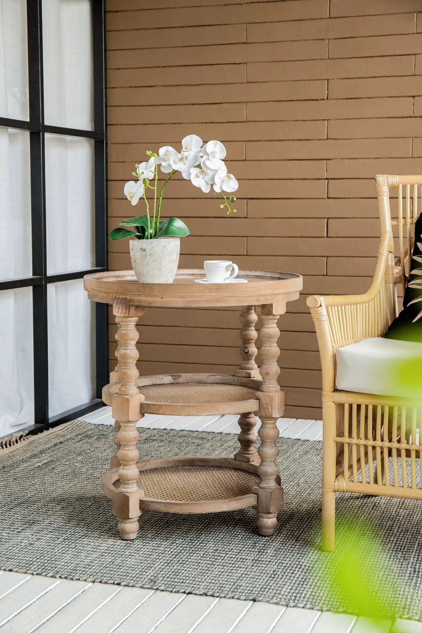 Round 3 Tiered Side Tabel, End Tabel For Lving Room Bedroom Entryway by Unique Piece Furniture